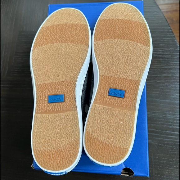 New In Box Keds Charcoal Black Sneakers. - Picture 4 of 5